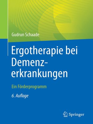 cover image of Ergotherapie bei Demenzerkrankungen